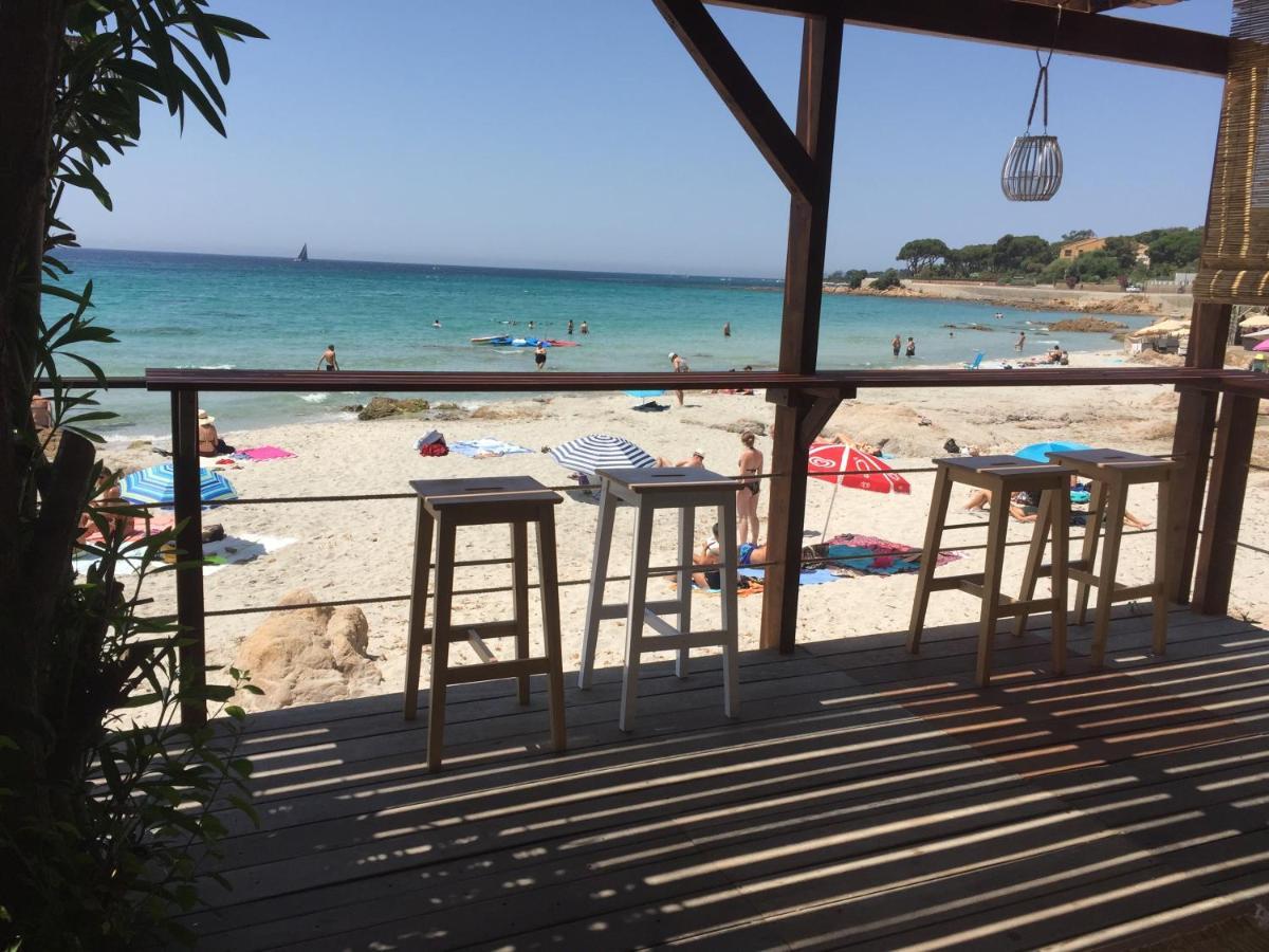 Ajaccio Magnifique T2 37M2 Centre Ville Vue Mer Au Bord De La Plage Neuf 4 Couchages Balcon Parking Prive Ferme Clim Wifi Luaran gambar